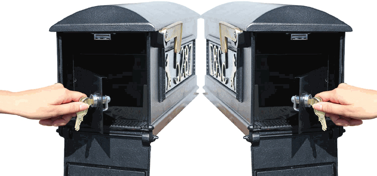 Valley Center Residential Mailboxes With Lock